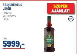 Metro St. Hubertus likőr ajánlat