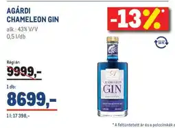 Metro Agárdi Chameleon Gin ajánlat