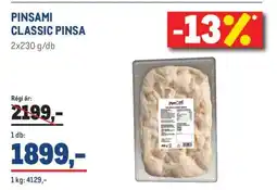 Metro PINSAMI CLASSIC PINSA ajánlat