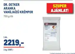 Metro Dr. Oetker Aranka Vaníliaízű Krémpor ajánlat