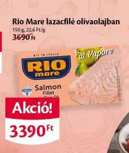 EcoFamily Rio Mare lazacfilé olívaolajban ajánlat