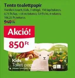 EcoFamily Tento toalettpapír ajánlat