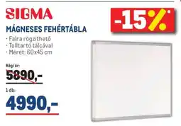 Metro SIGMA MÁGNESES FEHÉRTÁBLA ajánlat