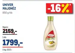 Metro UNIVER﻿﻿ Majonéz ajánlat