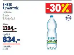 Metro Emese ásványvíz ajánlat