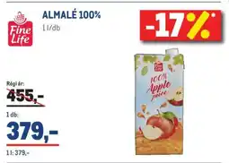 Metro Fine Life ALMALÉ 100% ajánlat