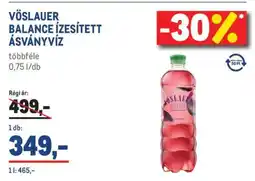 Metro Vöslauer Balance ízesített ásványvíz ajánlat