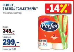 Metro PERFEX 3 RÉTEGŰ TOALETTPAPÍR ajánlat