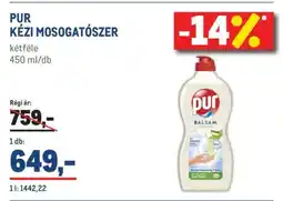 Metro Pur kézi mosogatószer ajánlat