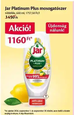 EcoFamily Jar Platinum Plus mosogatószer ajánlat