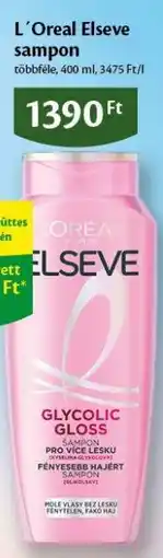 EcoFamily L'oreal Elseve sampon ajánlat