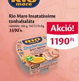 EcoFamily RIO MARE Insalatissime tonhalsaláta ajánlat