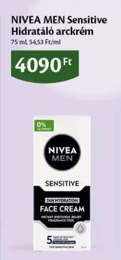 EcoFamily NIVEA MEN Sensitive hidratáló arckrém ajánlat