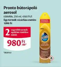 EcoFamily Pronto bútorápoló aerosol ajánlat