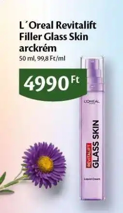 EcoFamily L´Oreal Revitalift Filler Glass Skin arckrém ajánlat