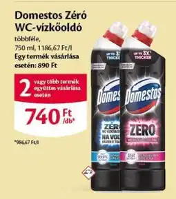 EcoFamily Domestos Zéró WC vízkőoldó ajánlat