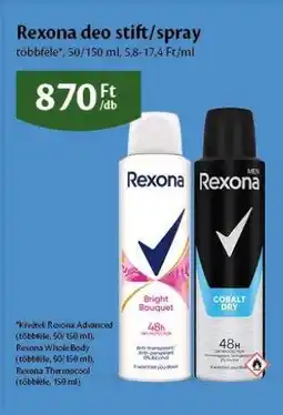 EcoFamily Rexona deo stift/spray ajánlat