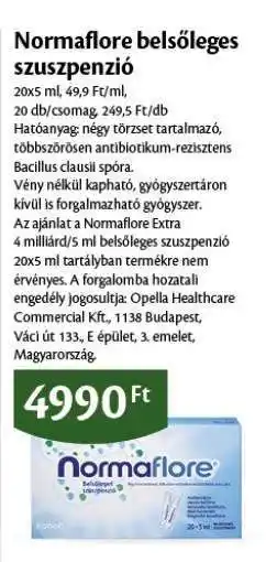 EcoFamily Normaflore belsőleges szuszpenzió ajánlat
