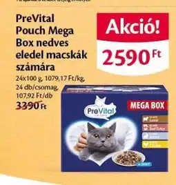 EcoFamily PreVital Pouch Mega Box nedves eledel macskák számára ajánlat