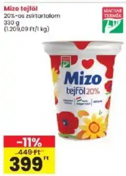 Interspar Mizo tejföl ajánlat