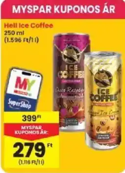 Interspar Hell ice coffee ajánlat