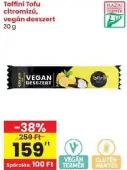 Interspar Toffini vegan desszert ajánlat