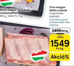 Tesco Friss magyar bőrös császár ajánlat