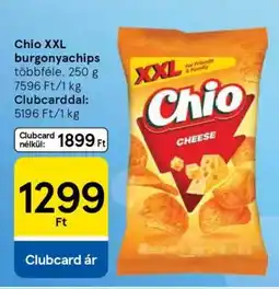 Tesco Chio XXL burgonyachips ajánlat