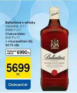 Tesco Ballantine's Whisky ajánlat