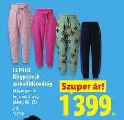 Lidl lupilu Kisgyermek szabadidőnadrág ajánlat