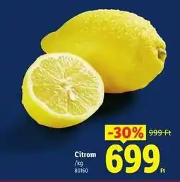 Lidl Citrom ajánlat