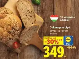 Lidl Sokmagvas cipó ajánlat