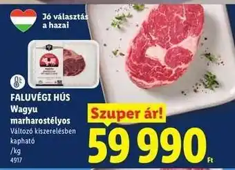 FALUVÉGI HÚS Wagyu marharostélyos