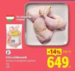 Lidl FRISS CSIRKECOMB ajánlat