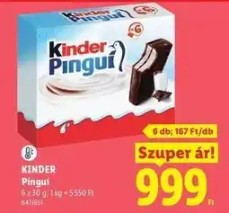 Lidl KINDER Pingui ajánlat