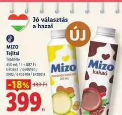 Lidl MIZO Tejital ajánlat