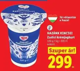Lidl Hazánk Kincsei Zselici krémjoghurt ajánlat