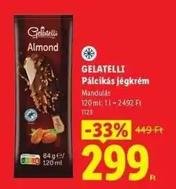Lidl GELATELLI Pálcikás jégkrém ajánlat