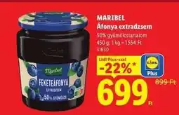 Lidl MARIBEL Áfonya extradzsem ajánlat