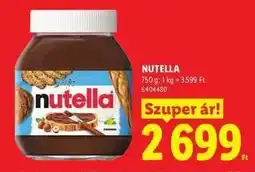 Lidl Nutella ajánlat
