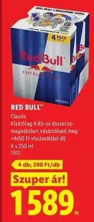 Lidl Red Bull ajánlat