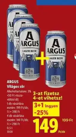 Lidl Argus ajánlat