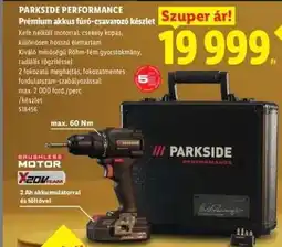 Lidl PARKSIDE PERFORMANCE ajánlat