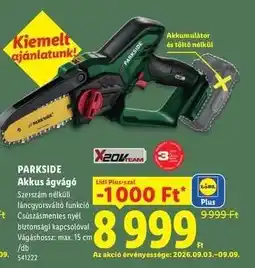 Lidl PARKSIDE Akkus ágvágó ajánlat