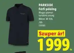 Lidl PARKSIDE Férfi pólóing ajánlat