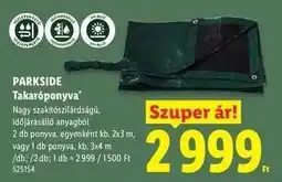 Lidl PARKSIDE Takaróponyva ajánlat