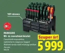 Lidl PARKSIDE Bit- és csavarhúzó készlet ajánlat