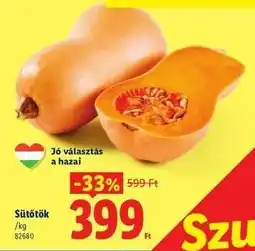 Lidl Sütőtök ajánlat
