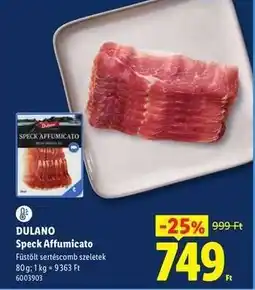 Lidl DULANO Speck Affumicato ajánlat