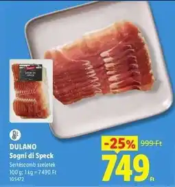 Lidl DULANO Sogni di Speck ajánlat